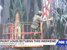 炸裂的色彩风暴！圣路易斯“Paint Louis”涂鸦节嗨翻劳动节 圣城文化名片吸引3.5万人打卡